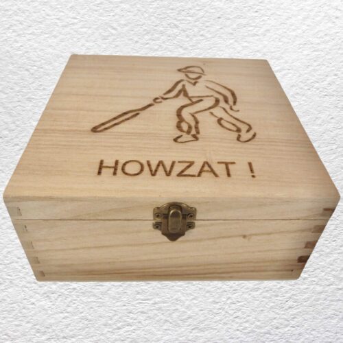 Wooden Trinket Box 20cm - Cricket