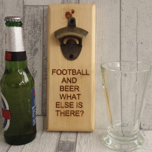 Engraved Bottle Opener - Football