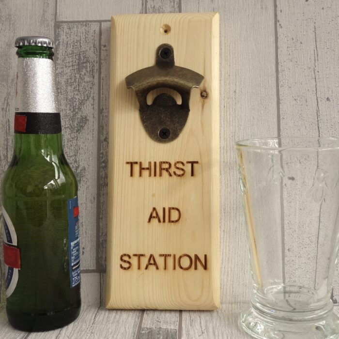 Engraved Bottle Opener - Thirst Aid