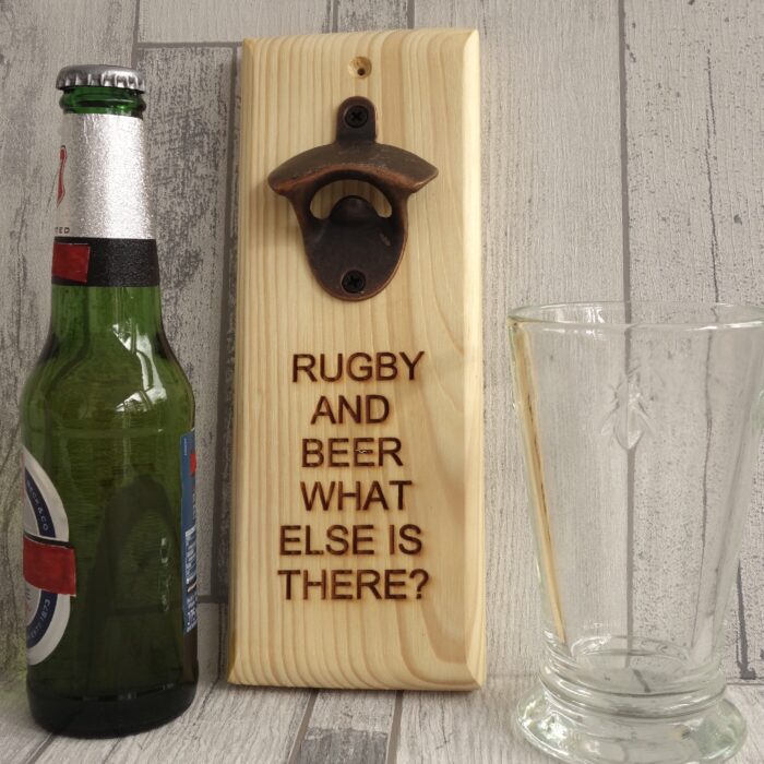Engraved Bottle Opener - Rugby