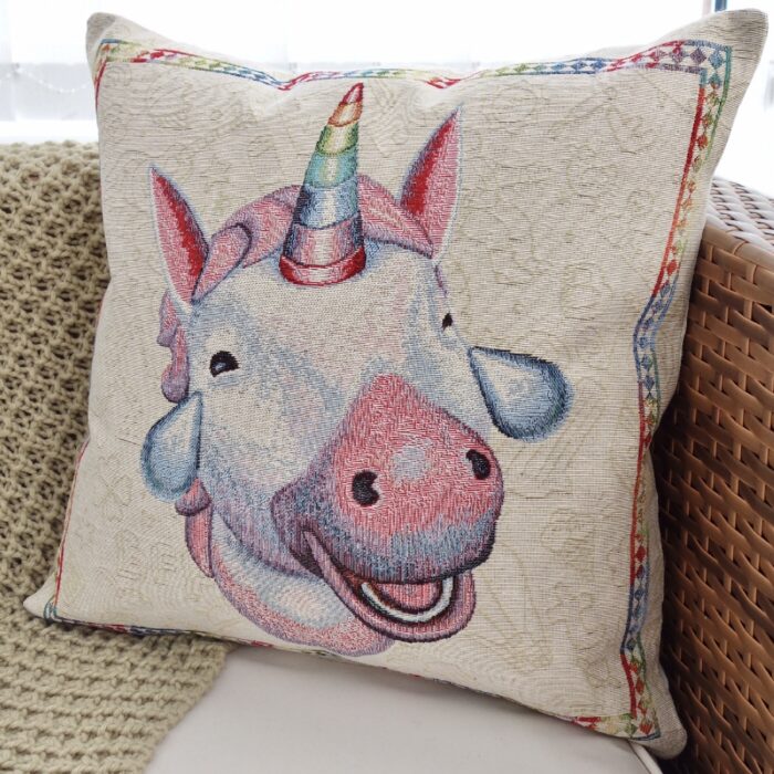 Feature Cushion - Unicorn Happy Tears