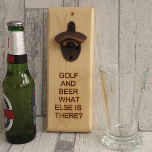 Engraved Bottle Opener - Golf