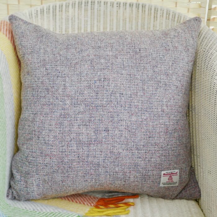 Harris Tweed Cushion 48cm, Grey Mix