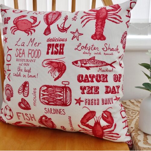 Decorative Cushion 43cm - Catch of the Day