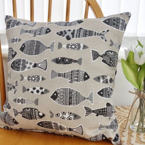 Decorative Cushion 43cm - Scandi Fish