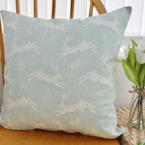 Decorative Cushion 43cm - Leaping Hares